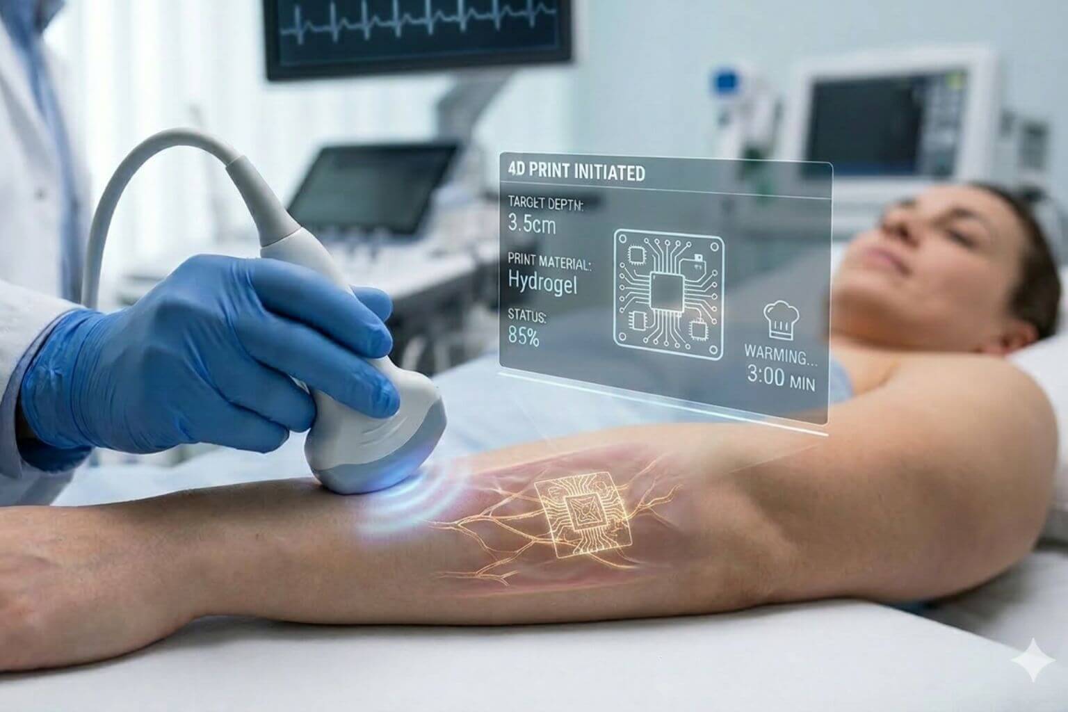 Ultrazvukový 3D tisk v těle Budoucnost medicíny